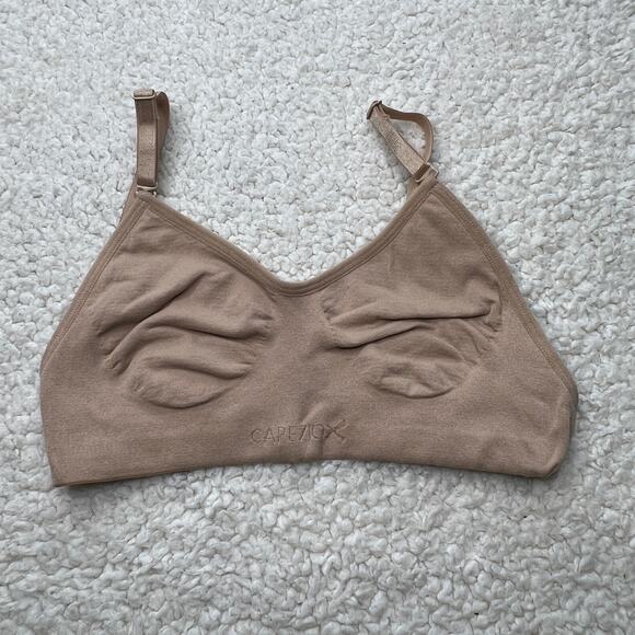 Capezio Dancers Backless Bra Beige XS - Picture 1 of 7